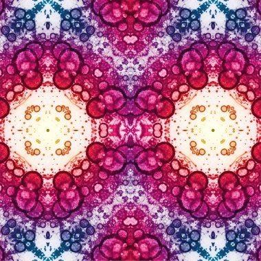 Kusursuz etnik düzen. Soyut retro arka plan. Kusursuz bir doku. Simetrik arkaplan. Sanat dokusu