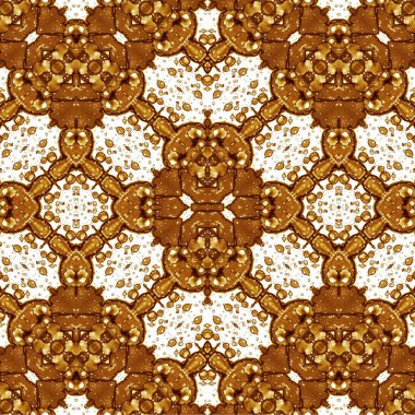 Kusursuz etnik düzen. Soyut retro arka plan. Kusursuz bir doku. Simetrik arkaplan. Sanat dokusu