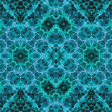 Kusursuz etnik düzen. Soyut retro arka plan. Kusursuz bir doku. Simetrik arkaplan. Sanat dokusu