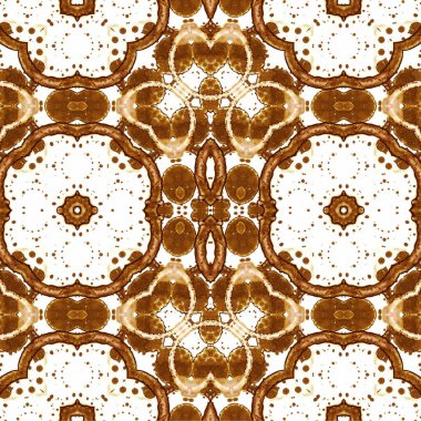 Kusursuz etnik düzen. Soyut retro arka plan. Kusursuz bir doku. Simetrik arkaplan. Sanat dokusu