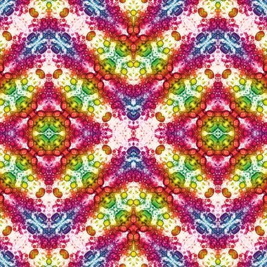 Kusursuz etnik düzen. Soyut retro arka plan. Kusursuz bir doku. Simetrik arkaplan. Sanat dokusu