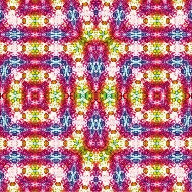 Kusursuz etnik düzen. Soyut retro arka plan. Kusursuz bir doku. Simetrik arkaplan. Sanat dokusu