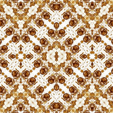 Kusursuz etnik düzen. Soyut retro arka plan. Kusursuz bir doku. Simetrik arkaplan. Sanat dokusu