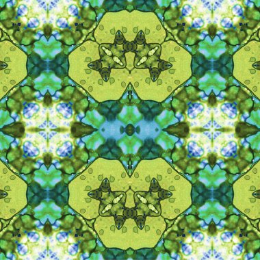 Kusursuz etnik düzen. Soyut retro arka plan. Kusursuz bir doku. Simetrik arkaplan. Sanat dokusu