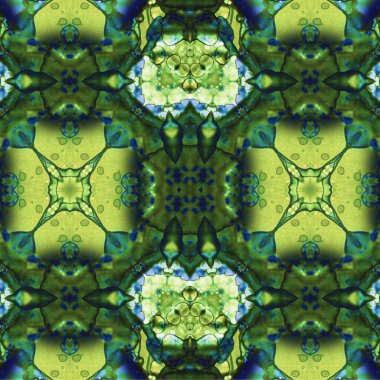 Kusursuz etnik düzen. Soyut retro arka plan. Kusursuz bir doku. Simetrik arkaplan. Sanat dokusu