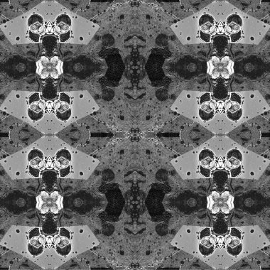 Kusursuz etnik düzen. Soyut retro arka plan. Kusursuz bir doku. Simetrik arkaplan. Sanat dokusu