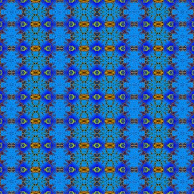 Kusursuz etnik düzen. Soyut retro arka plan. Kusursuz bir doku. Simetrik arkaplan. Sanat dokusu