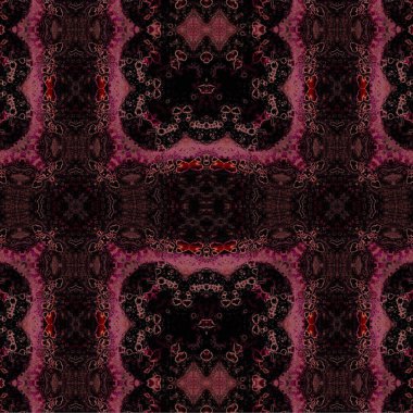 Kusursuz etnik düzen. Soyut retro arka plan. Kusursuz bir doku. Simetrik arkaplan. Sanat dokusu