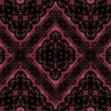 Kusursuz etnik düzen. Soyut retro arka plan. Kusursuz bir doku. Simetrik arkaplan. Sanat dokusu