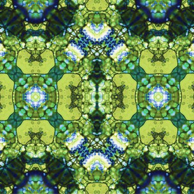 Kusursuz etnik düzen. Soyut retro arka plan. Kusursuz bir doku. Simetrik arkaplan. Sanat dokusu