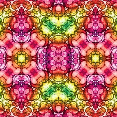 Kusursuz etnik düzen. Soyut retro arka plan. Kusursuz bir doku. Simetrik arkaplan. Sanat dokusu