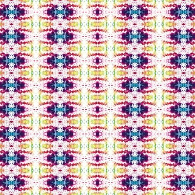 Kusursuz etnik düzen. Soyut retro arka plan. Kusursuz bir doku. Simetrik arkaplan. Sanat dokusu