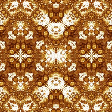 Kusursuz etnik düzen. Soyut retro arka plan. Kusursuz bir doku. Simetrik arkaplan. Sanat dokusu