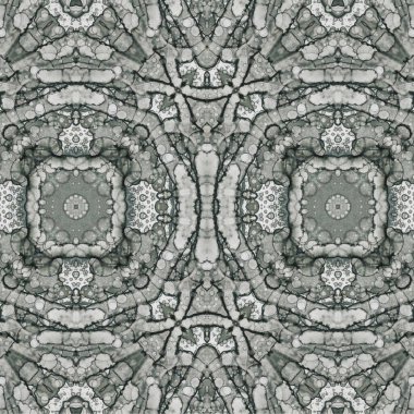 Kusursuz etnik düzen. Soyut retro arka plan. Kusursuz bir doku. Simetrik arkaplan. Sanat dokusu