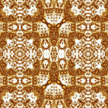 Kusursuz etnik düzen. Soyut retro arka plan. Kusursuz bir doku. Simetrik arkaplan. Sanat dokusu