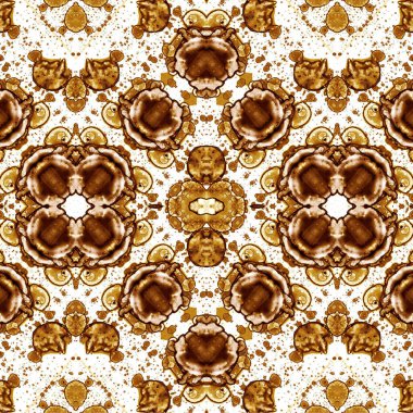 Kusursuz etnik düzen. Soyut retro arka plan. Kusursuz bir doku. Simetrik arkaplan. Sanat dokusu