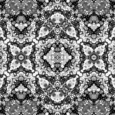 Kusursuz etnik düzen. Soyut retro arka plan. Kusursuz bir doku. Simetrik arkaplan. Sanat dokusu