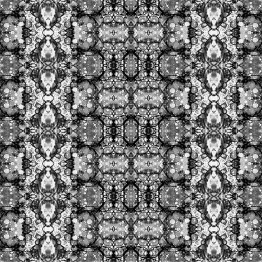 Kusursuz etnik düzen. Soyut retro arka plan. Kusursuz bir doku. Simetrik arkaplan. Sanat dokusu