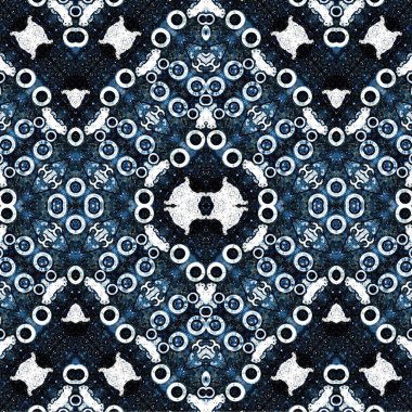 Kusursuz etnik düzen. Soyut retro arka plan. Kusursuz bir doku. Simetrik arkaplan. Sanat dokusu