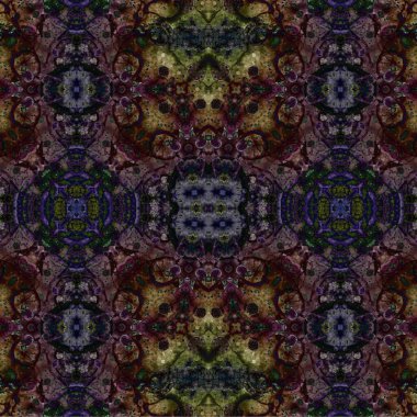 Kusursuz etnik düzen. Soyut retro arka plan. Kusursuz bir doku. Simetrik arkaplan. Sanat dokusu