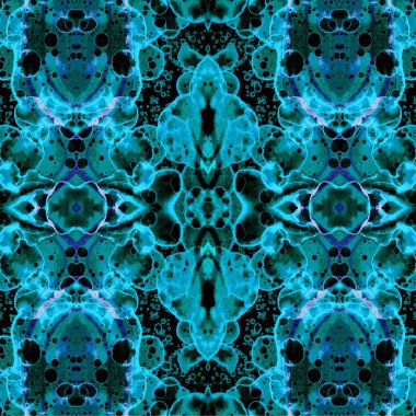 Kusursuz etnik düzen. Soyut retro arka plan. Kusursuz bir doku. Simetrik arkaplan. Sanat dokusu