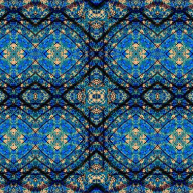 Kusursuz etnik düzen. Soyut retro arka plan. Kusursuz bir doku. Simetrik arkaplan. Sanat dokusu