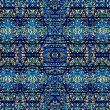 Kusursuz etnik düzen. Soyut retro arka plan. Kusursuz bir doku. Simetrik arkaplan. Sanat dokusu