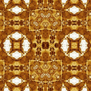 Kusursuz etnik düzen. Soyut retro arka plan. Kusursuz bir doku. Simetrik arkaplan. Sanat dokusu