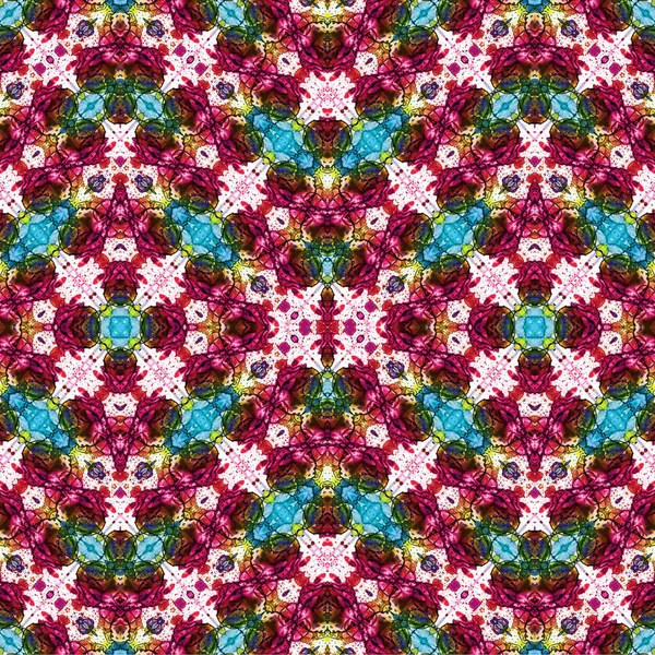 Kusursuz etnik düzen. Soyut retro arka plan. Kusursuz bir doku. Simetrik arkaplan. Sanat dokusu