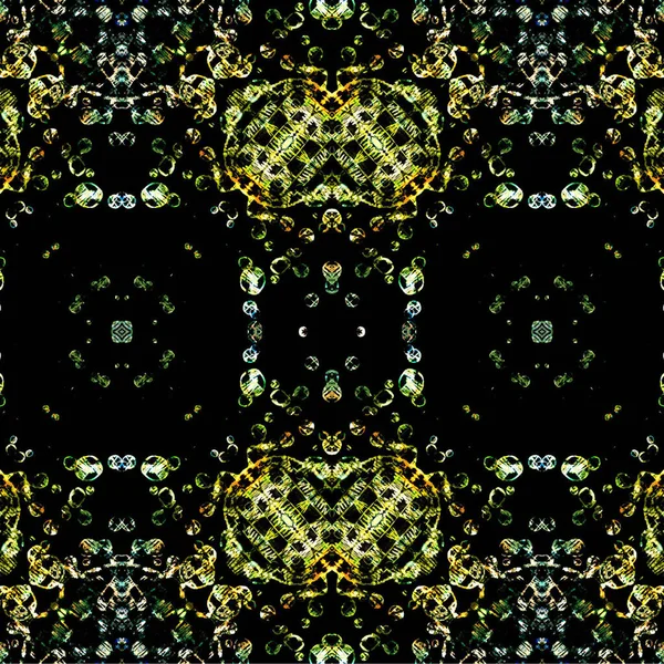 Kusursuz etnik düzen. Soyut retro arka plan. Kusursuz bir doku. Simetrik arkaplan. Sanat dokusu