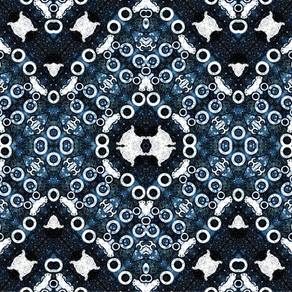 Kusursuz etnik düzen. Soyut retro arka plan. Kusursuz bir doku. Simetrik arkaplan. Sanat dokusu