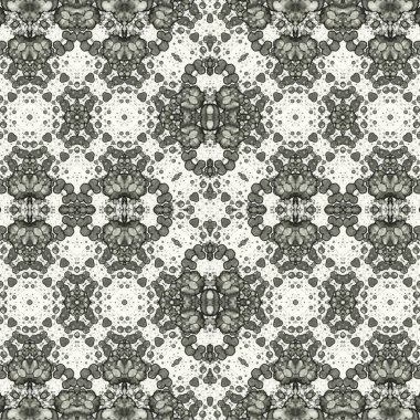 Kusursuz kaleydoskop deseni. Soyut etnik köken. Kusursuz bir doku. Yaratıcı bir geçmiş. Çizimler