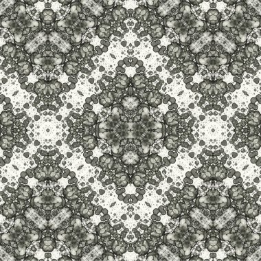 Kusursuz kaleydoskop deseni. Soyut etnik köken. Kusursuz bir doku. Yaratıcı bir geçmiş. Çizimler