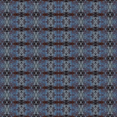 Kusursuz kaleydoskop deseni. Soyut etnik köken. Kusursuz bir doku. Yaratıcı bir geçmiş. Çizimler