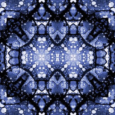 Kusursuz kaleydoskop deseni. Soyut etnik köken. Kusursuz bir doku. Yaratıcı bir geçmiş. Çizimler