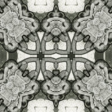 Kusursuz kaleydoskop deseni. Soyut etnik köken. Kusursuz bir doku. Yaratıcı bir geçmiş. Çizimler