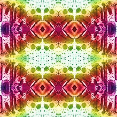 Kusursuz kaleydoskop deseni. Soyut etnik köken. Kusursuz bir doku. Yaratıcı bir geçmiş. Çizimler