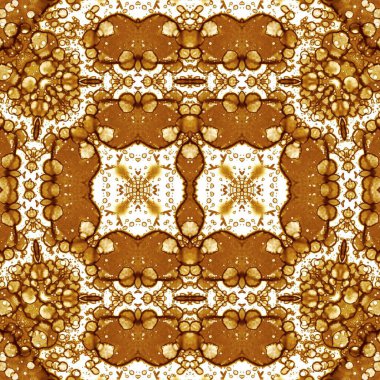 Kusursuz kaleydoskop deseni. Soyut etnik köken. Kusursuz bir doku. Yaratıcı bir geçmiş. Çizimler