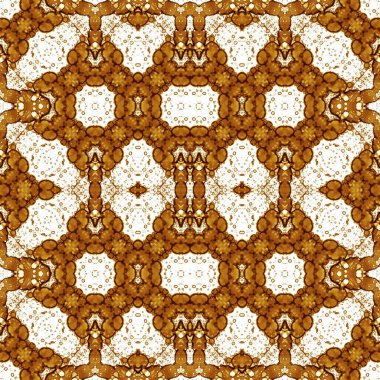 Kusursuz kaleydoskop deseni. Soyut etnik köken. Kusursuz bir doku. Yaratıcı bir geçmiş. Çizimler