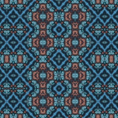 Kusursuz kaleydoskop deseni. Soyut etnik köken. Kusursuz bir doku. Yaratıcı bir geçmiş. Çizimler