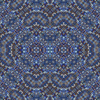 Kusursuz kaleydoskop deseni. Soyut etnik köken. Kusursuz bir doku. Yaratıcı bir geçmiş. Çizimler