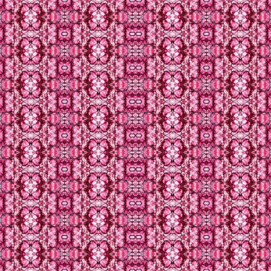 Kusursuz kaleydoskop deseni. Soyut etnik köken. Kusursuz bir doku. Yaratıcı bir geçmiş. Çizimler