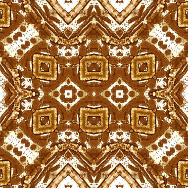 Kusursuz kaleydoskop deseni. Soyut etnik köken. Kusursuz bir doku. Yaratıcı bir geçmiş. Çizimler