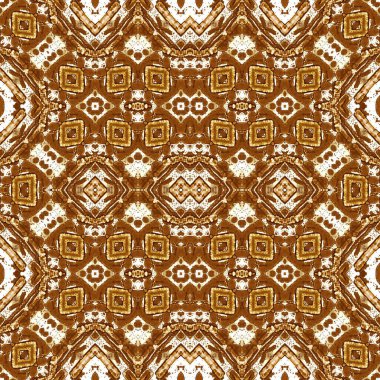 Kusursuz kaleydoskop deseni. Soyut etnik köken. Kusursuz bir doku. Yaratıcı bir geçmiş. Çizimler