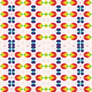 Kusursuz kaleydoskop deseni. Soyut etnik köken. Kusursuz bir doku. Yaratıcı bir geçmiş. Çizimler