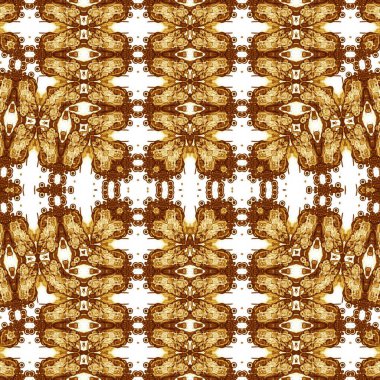 Kusursuz kaleydoskop deseni. Soyut etnik köken. Kusursuz bir doku. Yaratıcı bir geçmiş. Çizimler