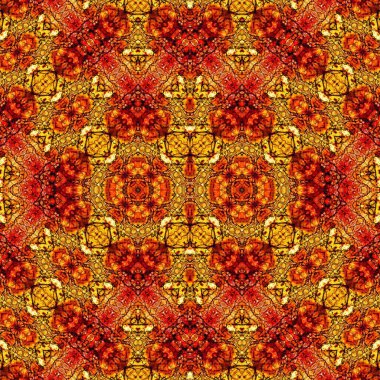 Kusursuz kaleydoskop deseni. Soyut etnik köken. Kusursuz bir doku. Yaratıcı bir geçmiş. Çizimler