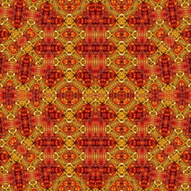 Kusursuz kaleydoskop deseni. Soyut etnik köken. Kusursuz bir doku. Yaratıcı bir geçmiş. Çizimler