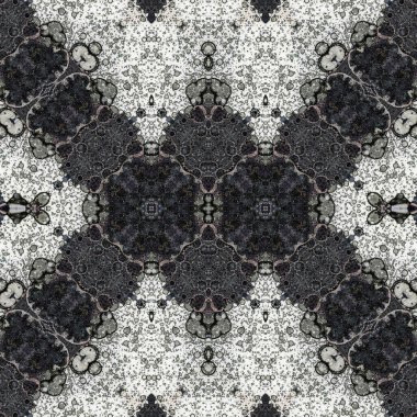 Kusursuz kaleydoskop deseni. Soyut etnik köken. Kusursuz bir doku. Yaratıcı bir geçmiş. Çizimler