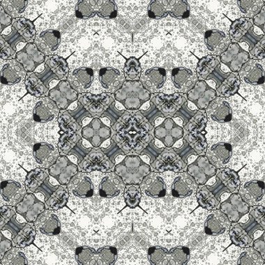 Kusursuz kaleydoskop deseni. Soyut etnik köken. Kusursuz bir doku. Yaratıcı bir geçmiş. Çizimler